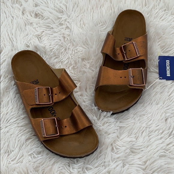 NIB Birkenstock Arizona brown sandals - Picture 8 of 8